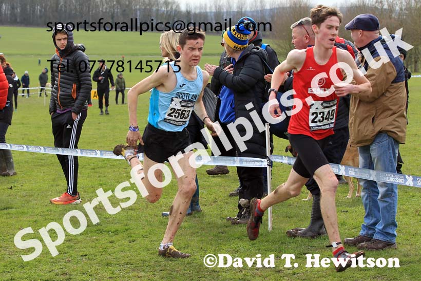 Mens Under-17s 2023 UK CAU Inter Counties Cross Country Champs, Prestwold Hall, Loughborough. Photo: David T. Hewitson/Sports for All Pics